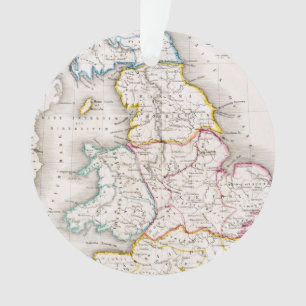 Adorno Mapa de Inglaterra el   Britannia Antiqua