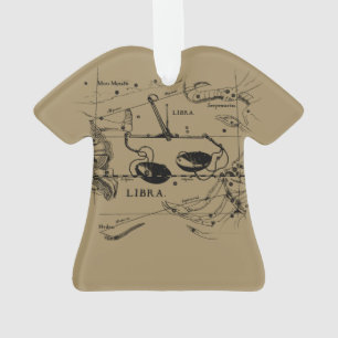 Adorno Mapa de la constelación de Libra Hevelius alreded