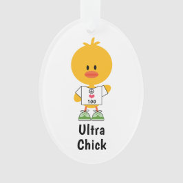 Adorno Maratón Ultra Chick Personalizado a Distancia pers
