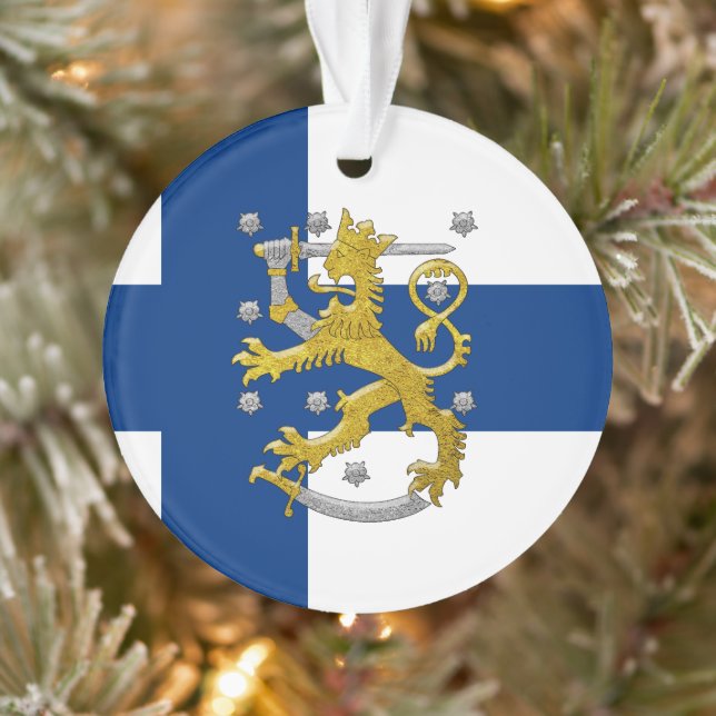 Adorno Marca de león finlandesa Keepsake (Árbol)