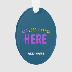 ADORNO MARCA VERIFICADA AZUL AZUL DE ESTILO PERSONALIZADO