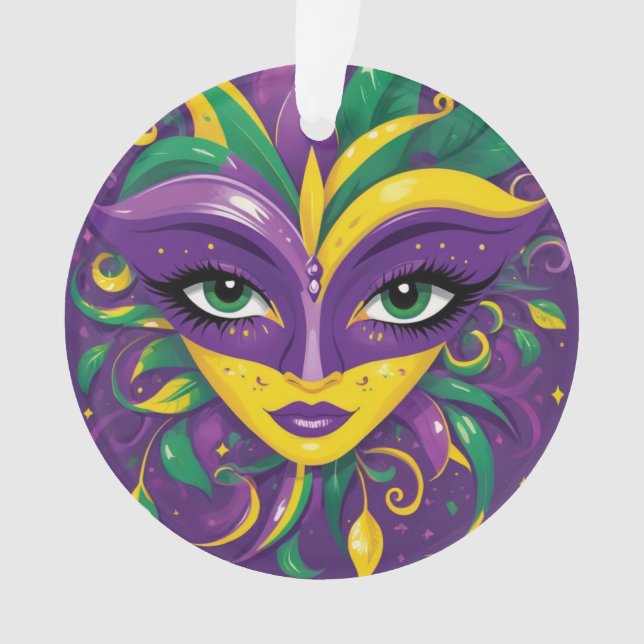 Adorno Mardi Gras Mascarada  (Anverso)