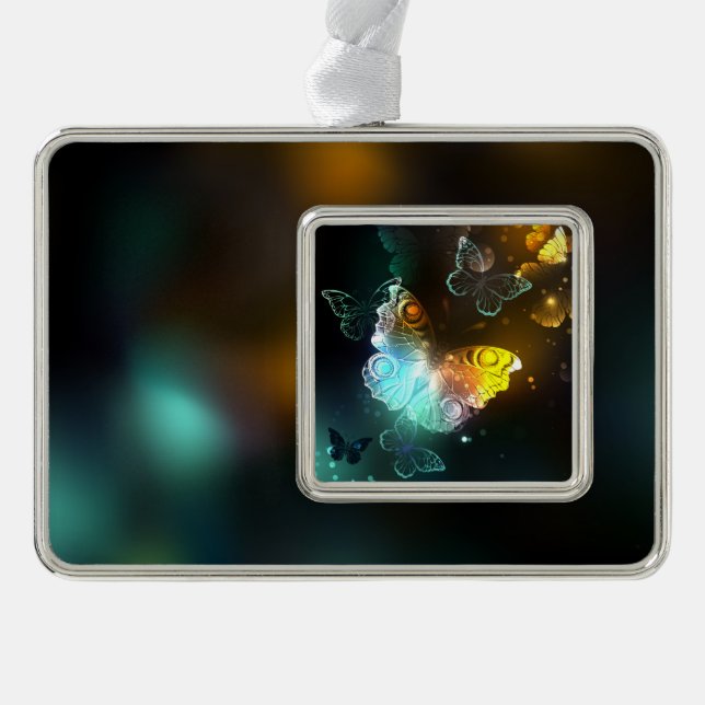 Adorno Mariposa luminosa y mariposas nocturnas (Anverso)