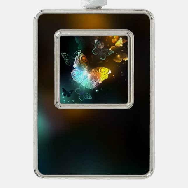 Adorno Mariposa luminosa y mariposas nocturnas (Anverso)