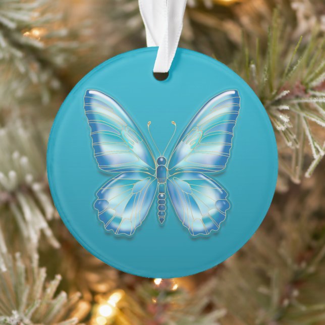 Adorno Mariposa turquesa (Árbol)