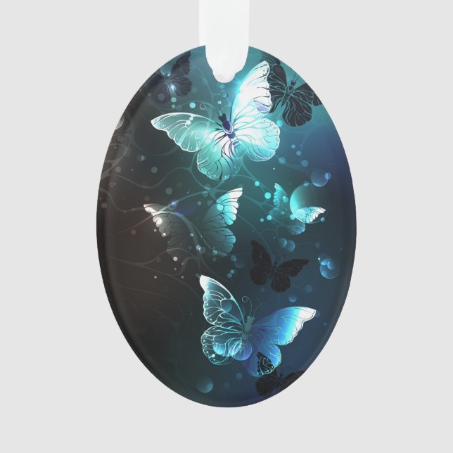 Adorno Mariposas nocturnas de menta (Anverso)