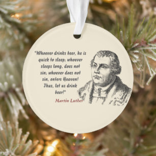 Adorno Martin Luther Cita Sobre Bebedores De Cerveza