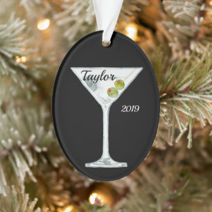 Adorno Martini Cocktail Personalizado
