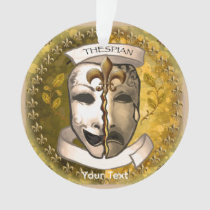 Adorno Máscaras de Actor Fleur De Lis