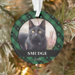 Adorno Mascota de impresiones de pintura de plástico verd