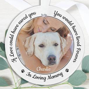Adorno Mascota Memorial Personalizado moderno Perro 2 Sim