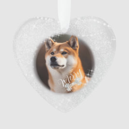 Adorno Mascota Perro Navidades Plata