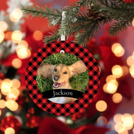 Adorno Mascota personalizado Navidades de fotografía Red 