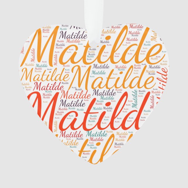 Adorno Matilde (Anverso)