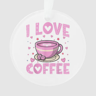Adorno Me encanta el café - Funny Café Drinker Caffeine A
