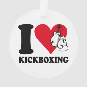 Adorno Me encanta el kickboxing