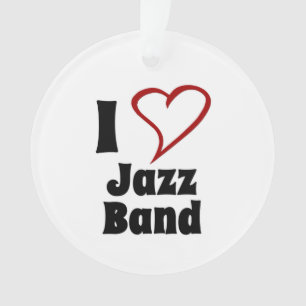 Adorno Me encanta la banda de jazz