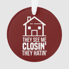 Adorno Me Ven Cerrando Agente Inmobiliario Realtor