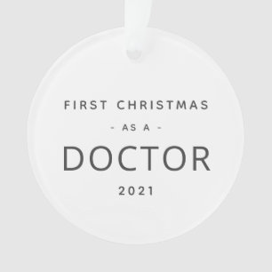 Adorno Médica primera Navidad moderna Personalizado fest