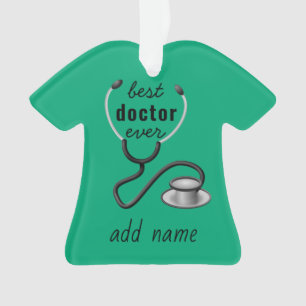 Adorno Médico Personalizado Mejor Médico Gracias Médico