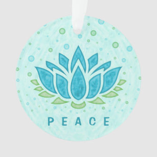 Adorno Meditación Yoga Lotus Flower Zen   Plantilla de te
