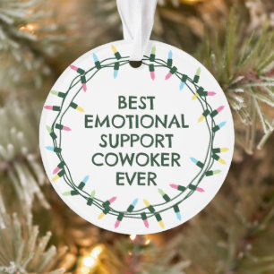 Adorno Mejor Cowoker de Soporte Emocional de la Historia