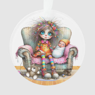 Adorno Mejor Gran Hermana del Mundo / Niñera - Ver Atrás.