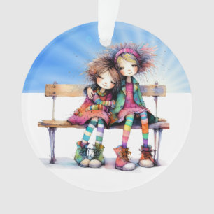 Adorno Mejor Hermana / Amigo / Relativo del Mundo
