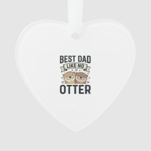 Adorno Mejor Papá Como Ningún Otro Cute Día del Padre Dis