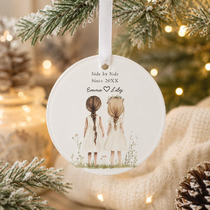 Adorno Mejores Amigos Desde Nombre Personalizado Navidad