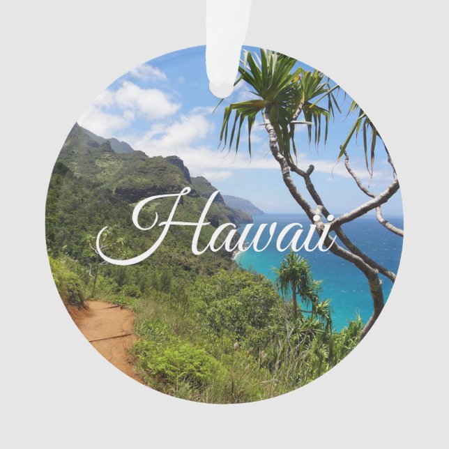 Adorno Mele Kalikimaka Feliz Navidad Hawaii Keepsake (Anverso)