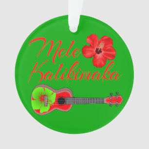 Adorno Mele Kalikimaka Ukulele