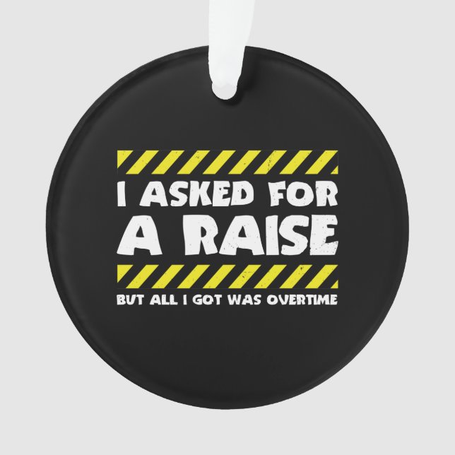 Adorno Meme de trabajo divertido: Trabajador de fábrica d (Anverso)