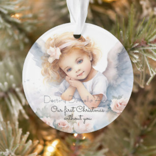 Adorno Memorial infantil Primera Navidad sin ti