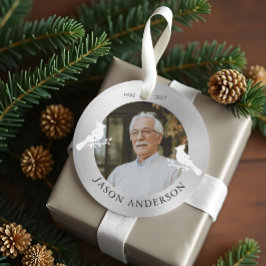 Adorno Memorial Keepsake Cardinal Bird Faux Silver Photo