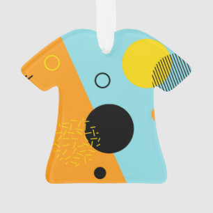 Adorno Memphis, hipster, arte de ilustracion moderno y fr