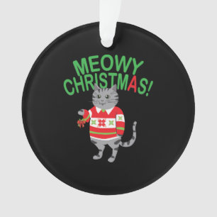 Adorno Meowy Cat Navidades