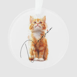 Adorno Meowy Navidad: Gato Festivo 