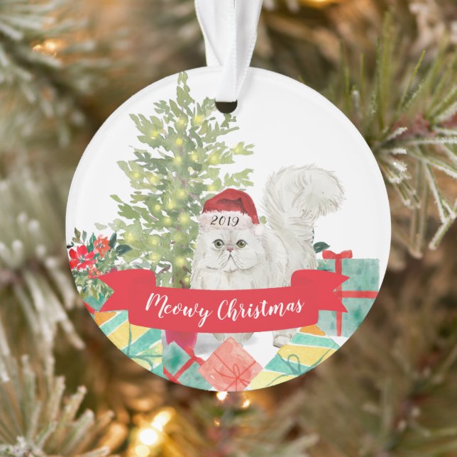 Adorno Meowy Navidades Gato persa (Árbol)