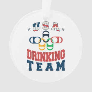 Adorno Merica Funny USA Equipo de Bebidas Patriótico USA 