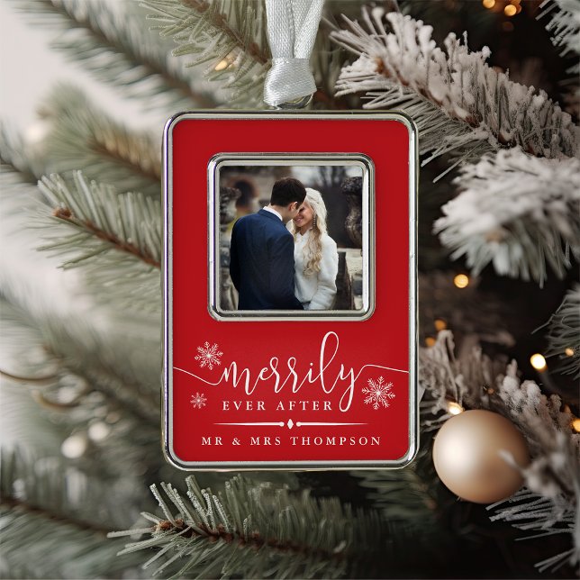 Adorno Merrily Ever después | Navidades recién casados (Subido por el creador)