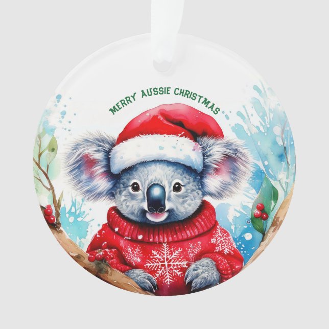 Adorno Merry Aussie Navidades Koala (Anverso)