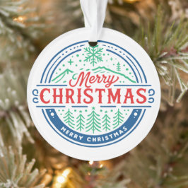 Adorno Merry Christmas 2