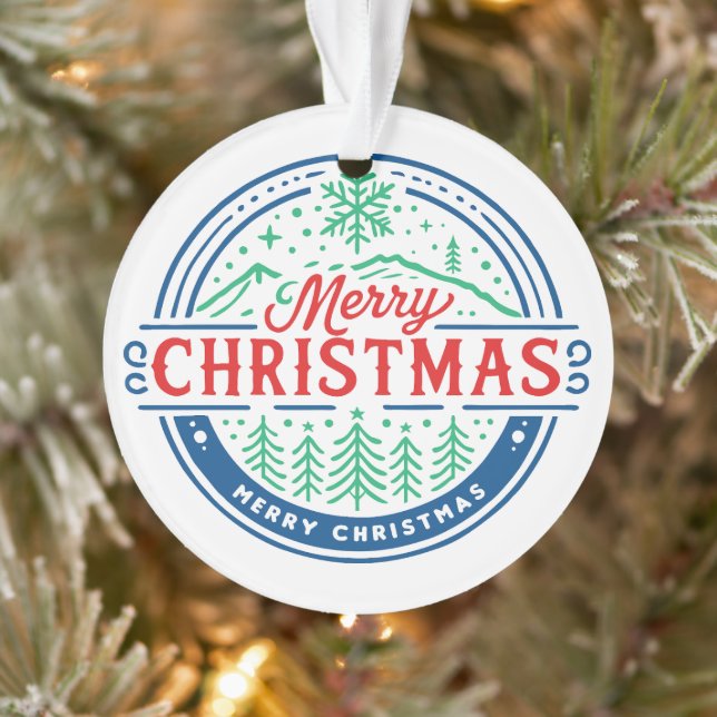 Adorno Merry Christmas 2 (Árbol)