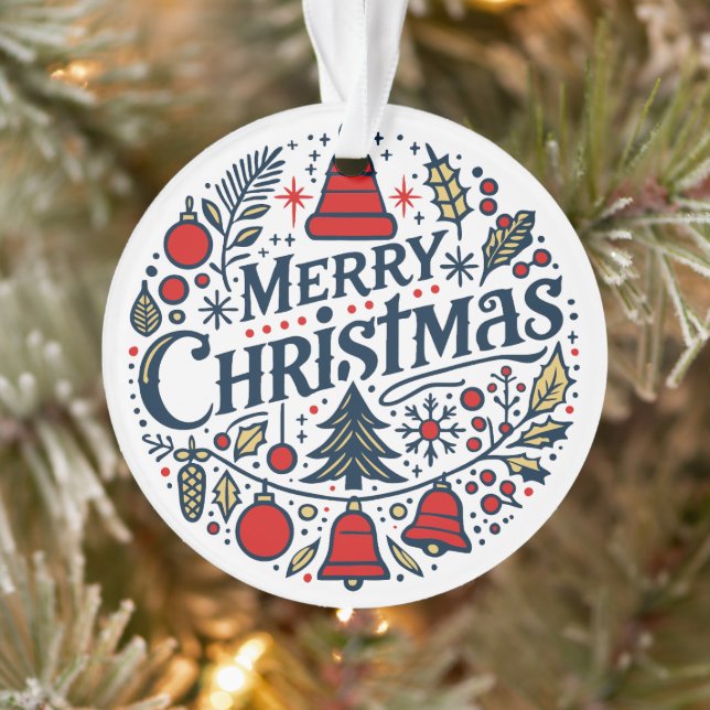 Adorno Merry Christmas 3 (Árbol)