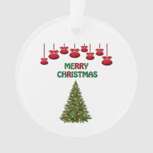 Adorno Merry Christmas Tree presenta festividades