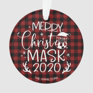 Adorno Merry ChristMask 2020 Cute Funny Covid