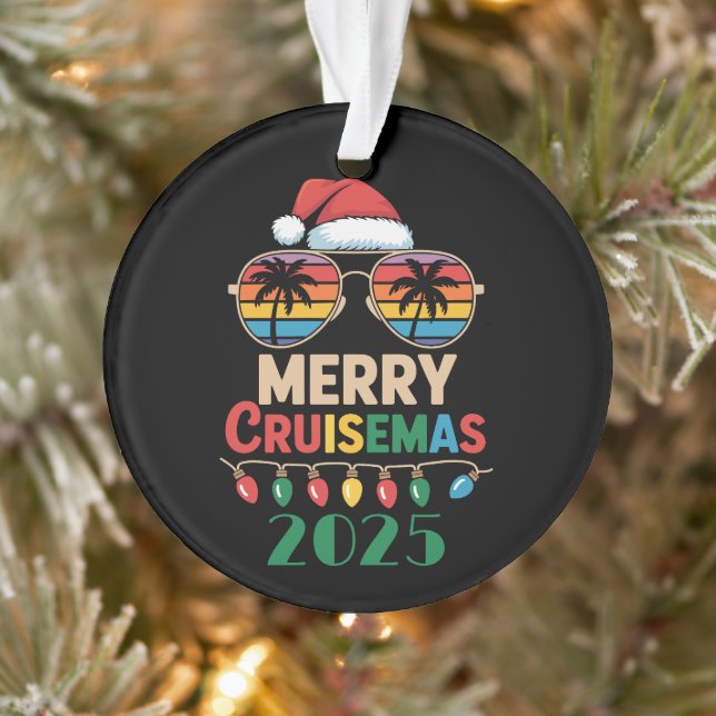 Adorno Merry Cruisemas 2025 Personalized Xmas Cruise (Árbol)