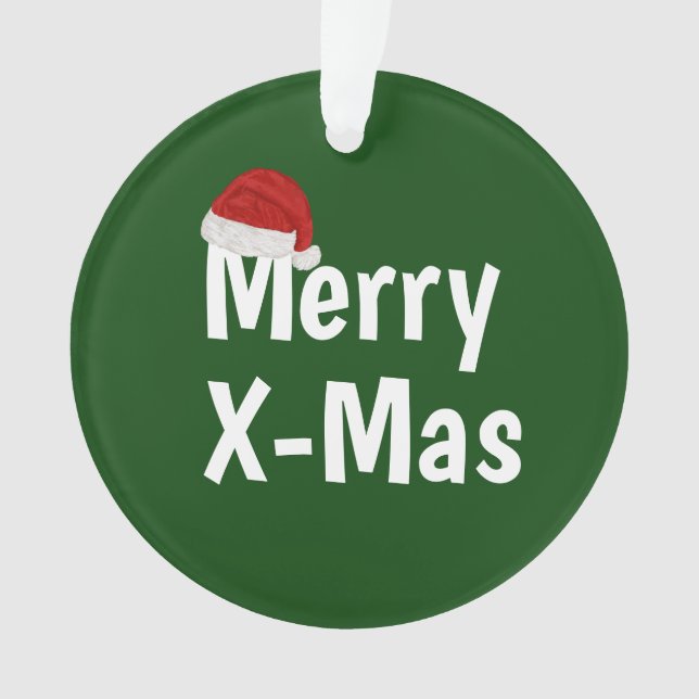 Adorno Merry X-Mas (Anverso)