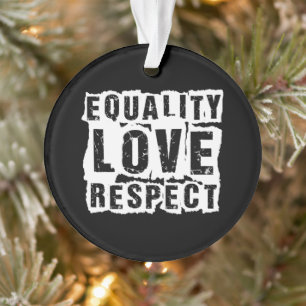 Adorno Mes del orgullo de amor y respeto por la igualdad